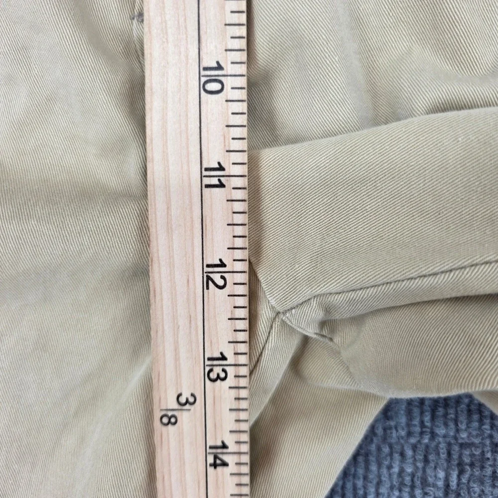 Vintage Coca-Cola Khaki Pleated Chinos Mens 36x29 Relaxed Straight Tan Pants USA